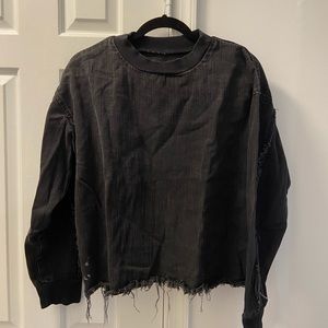 *SOLD* Zara Denim Sweatshirt